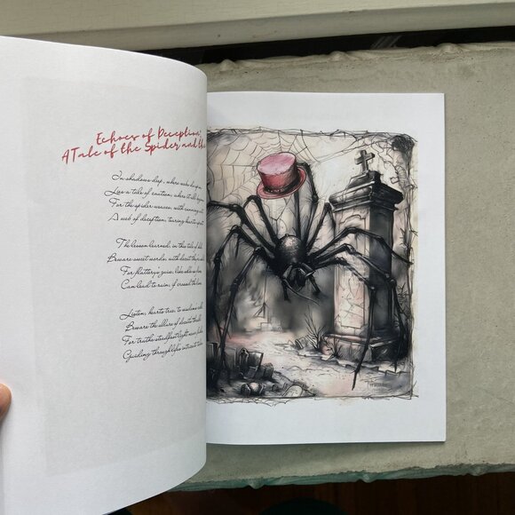 Spider & the Fly, Piano Sheet Music,  Whimsical Poetry - Picture 6 of 7